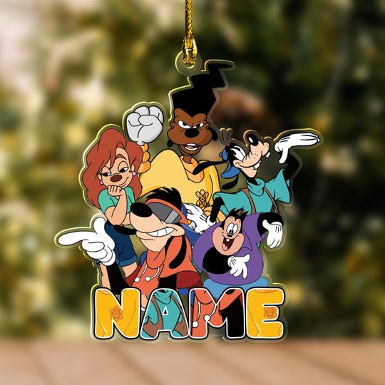Discover A Goofy Movie Characters Ornament/Personalized Goofy Max Roxanne Christmas Keepsake/Disney A Goofy Movie ornaments  OHXV01