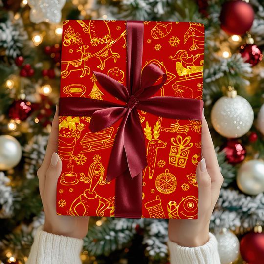 Discover Disneyland Monsters Inc Wrapping Paper, Monsters Mike Wazowski, James P Sullivan Sulley Wrapping Gifts Paper, 2025 Family Matching Christmas