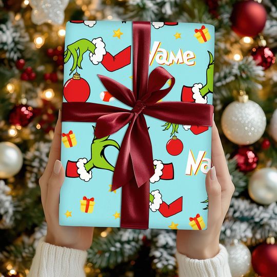 Christmas Movie Wrapping Paper, Christmas Vacation Wrapping, Xmas Wrapping Paper Gifts, 2025 Christmas Party Family Matching