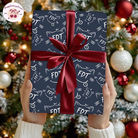 Discover Subtle Fvck Trump Wrapping Paper, Hidden Message Subtle FDT Wrapping Gifts Paper, Anti Trump, Political Paper, Christmas Gifts 2025 Wrap