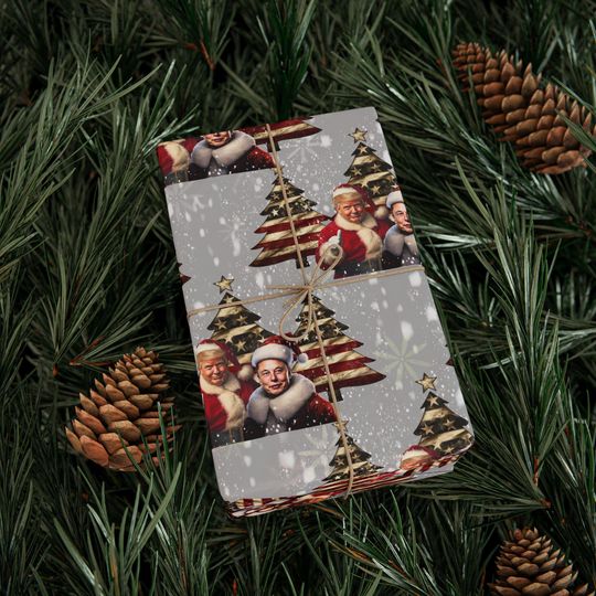 Discover Wrapping Papers, USA Made Donald Trump and Elon Musk Gift Wrap, Make America Great Again, Political Wrapping Paper, Patriotic Gift Wrap,