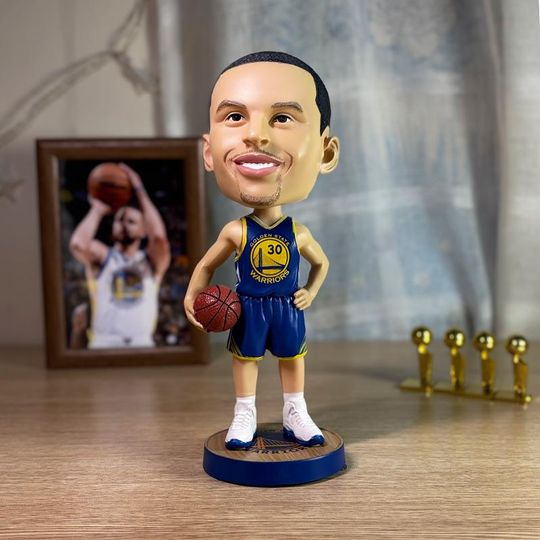 Stephen Curry Warriors NBA Bobblehead, Christmas Gift, Gift for Men