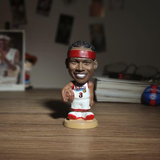 Discover Allen Iverson 76ers NBA Bobblehead 10cm Hopper Gift  Iconic Shaking Head Action Figure  Christmas Gift for Him