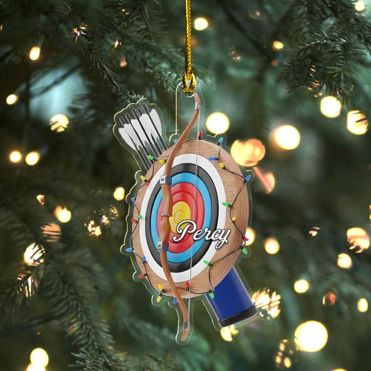 Discover Custom Archery Ornament, Archery Ornament,Bullseye Target Practice Gift, Archery Gifts, Archery Keepsake,Archery Lovers,Gift Archer UN5A27
