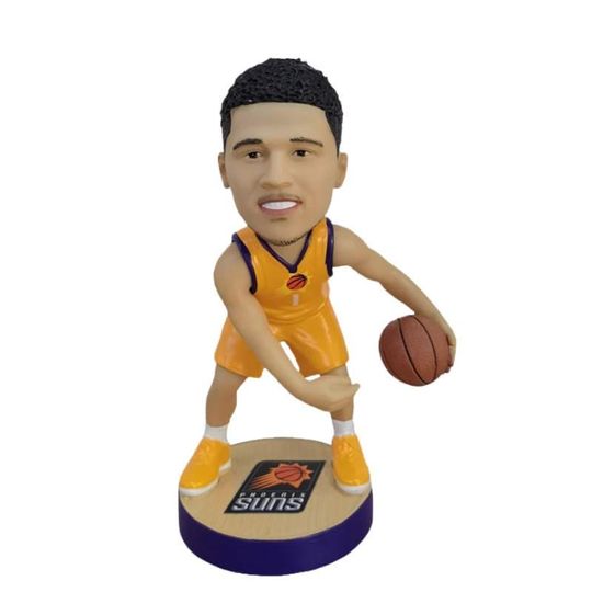 Discover Devin Booker Suns NBA Bobblehead 18cm Christmas Gift  Iconic Shaking Head Iconic Figure  Premium Resin Birthday Gift for Men