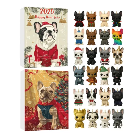 Discover 2025 French Bulldog The Perfect Christmas Advent Calendar 2D Acrylic Pendant