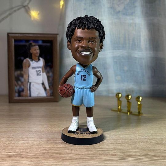 Ja Morant Grizzlies NBA Bobblehead, Christmas Gift, Gift for Men