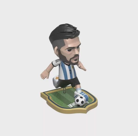 Discover Rodrigo De Paul Action Figure - 10.5cm World Cup Collectible - PVC Soccer Player Figurine - Desk Decor, Car Accessory, Gift