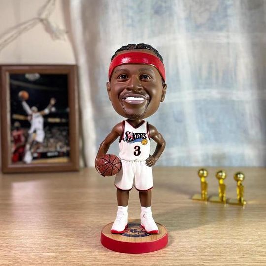 Allen Iverson 76ers NBA Bobblehead, Christmas Gift, Gift for Men