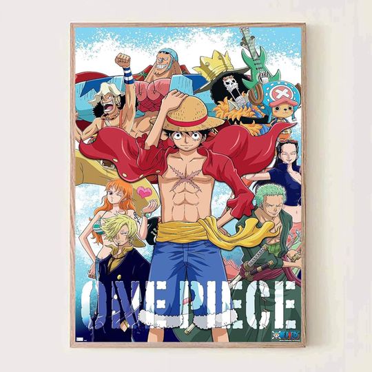 One Piece Pirate Adventure Wall Poster Premium Matte Vertical Art
