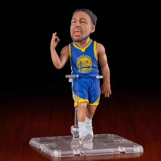 Klay Thompson Warriors NBA Mini Figurine Christmas Gift