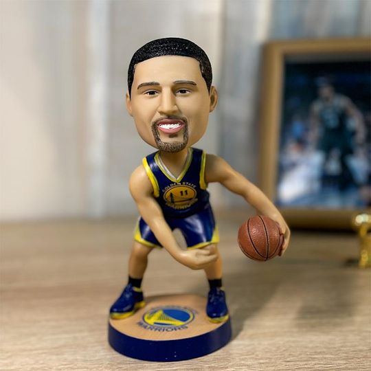 Klay Thompson Warriors NBA Bobblehead Christmas Gift