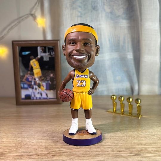 Discover LeBron James Lakers NBA Bobblehead Gift