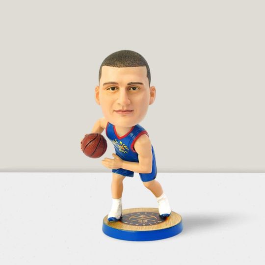 Discover Nikola Jokic Nuggets NBA Bobblehead Gift