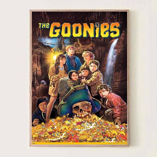The Goonies Movie Poster, Retro Adventure Wall Art, 80s Film Decor, Nostalgic Gift