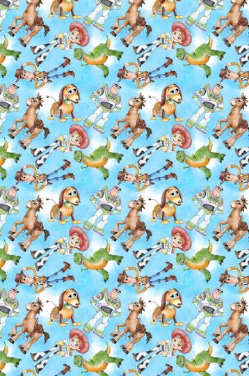 Discover TOY STORY Birthday Wrapping Paper - Disney's Toy Story Birthday Gift Wrap - Buzz Lightyear - Sheriff Woody - Jessie - Rex - Slinkydog - D3