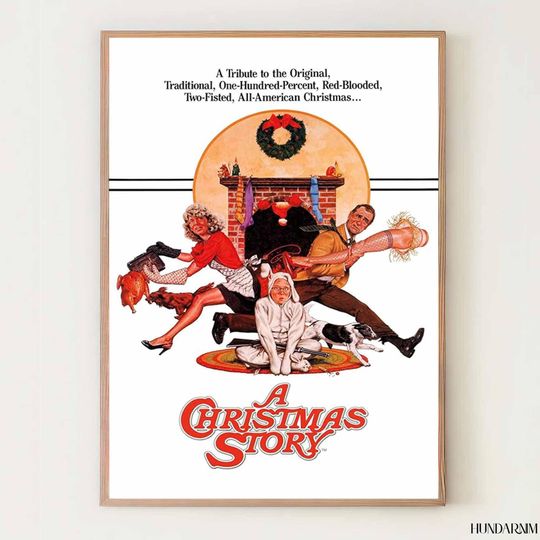 Discover A Christmas Story Retro Art Poster - Vintage Holiday Wall Decor