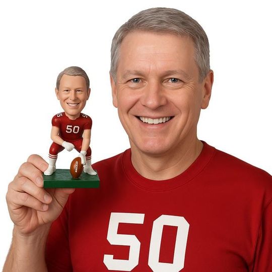 Discover Custom Football Player Bobblehead for Kids and Fans