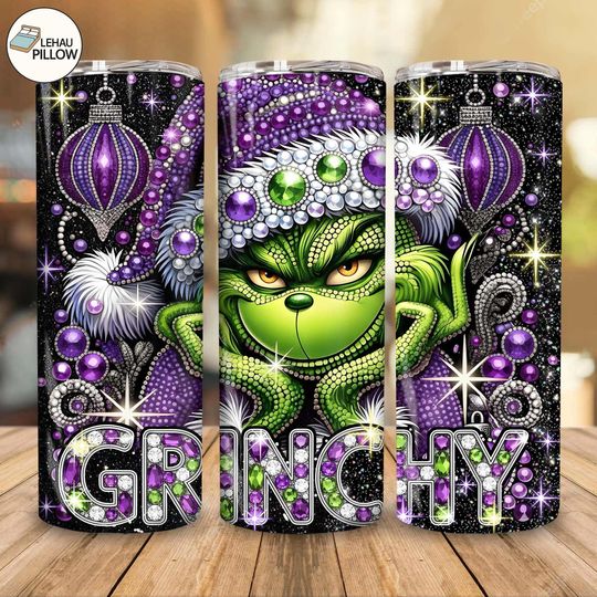 Discover Gemstone Guy Christmas 20oz Skinny Tumbler Wrap  , Funny Christmas Thief Tumbler Wrap  , Christmas Character Tumbler