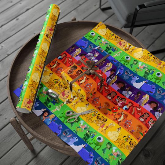 Discover All of Disney Wrapping Paper