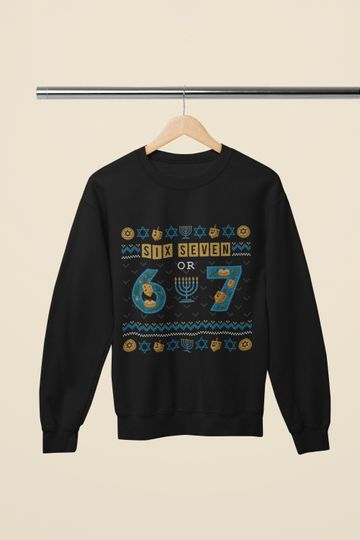 Discover Hanukkah Christmas Sweatshirt Unisex Crewneck Funny Jewish Holiday Gift