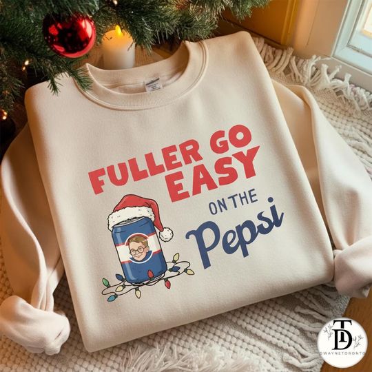 Fuller Go Easy on the Soda Christmas Sweatshirt, Home Alone Movie, Filthy Animal, 90s Xmas Movie, Retro Xmas Sweatshirt