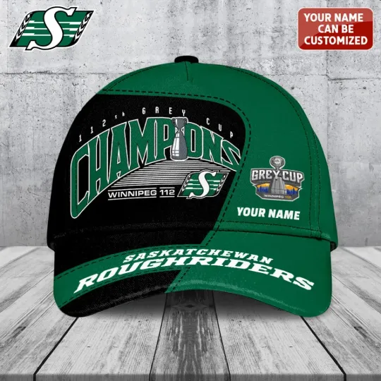 Discover Personalized Saskatchewan Roughriders 2025 Grey Cup Champions Classic Cap