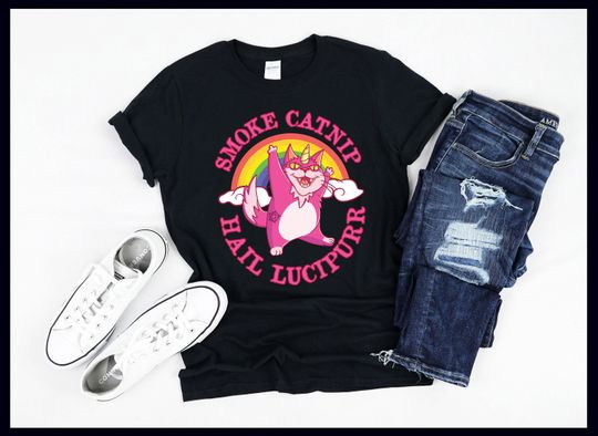 Discover Caticorn Pink Cat Unicorn Rainbow T-Shirt