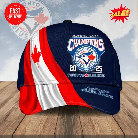 Discover Toronto Blue Jay 2025 American League Champions Classic Cap