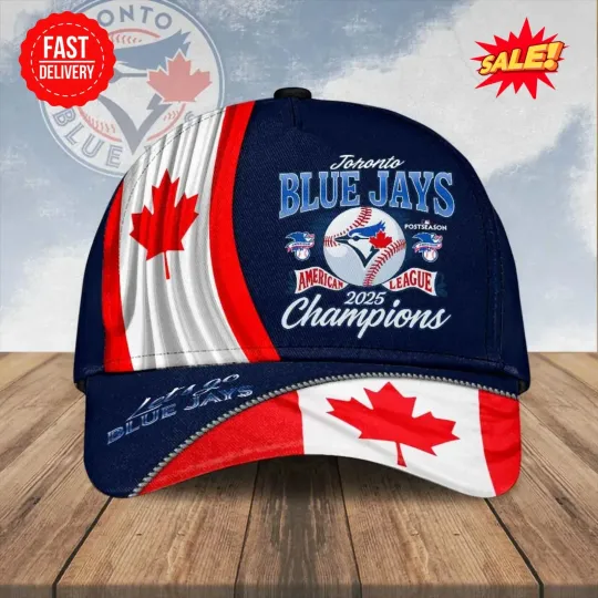 Discover Toronto Blue Jay 2025 American League Champions Classic Cap