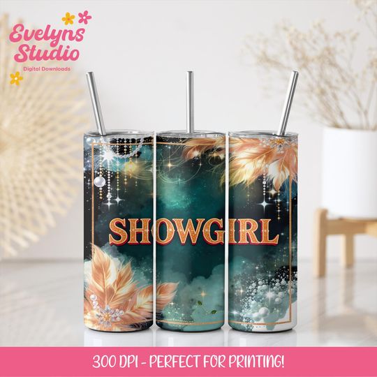 Discover Life of a Showgirl Fan Art | Wrap Tumbler  | 20 oz Sublimation Tumbler Design | Tumbler | Wrap Design (1)