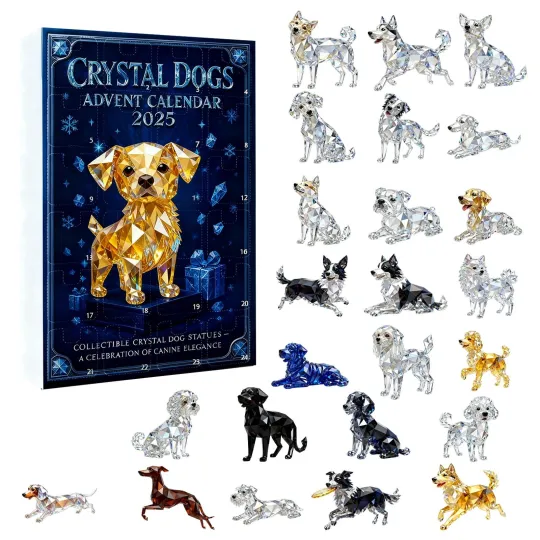 Discover Acrylic Advent Calendar 2025 Christmas Decorations Gifts 2D Dogs for Kids Girls