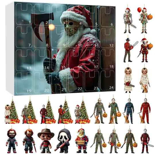 Discover Child's Play It Scream Advent Calendar 2025, Christmas Decorations Gifts 2D