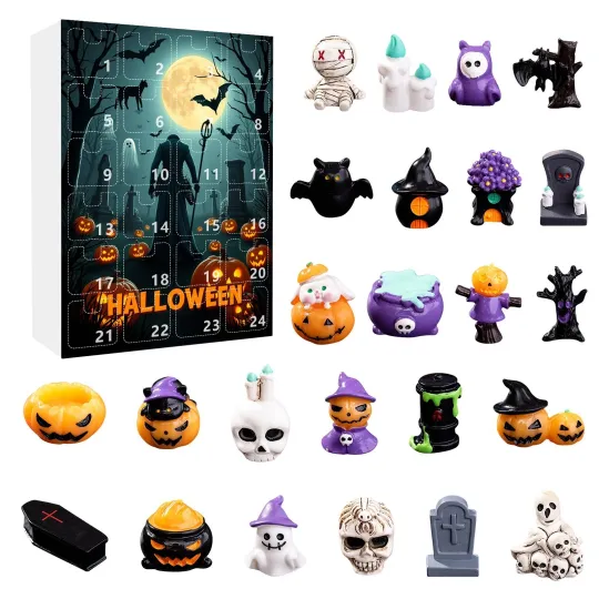 Discover Gnomes Countdown Advent Calendar 2025, Halloween Advent Calendar with Classic 2D Dolls