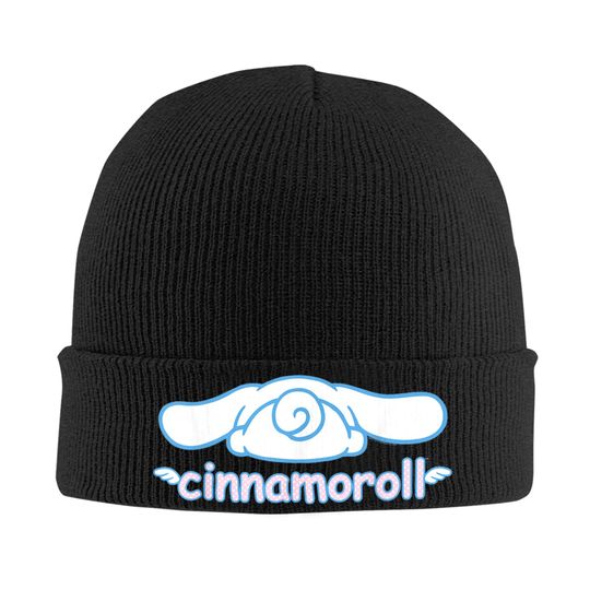 Cinnamoroll Backside Logo Knit Beanie Hat Men Women Autumn Winter Sport Design