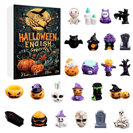 Discover 24 Days Halloween Advent Calendar 2025 With Toys For Kids Halloween Decoration