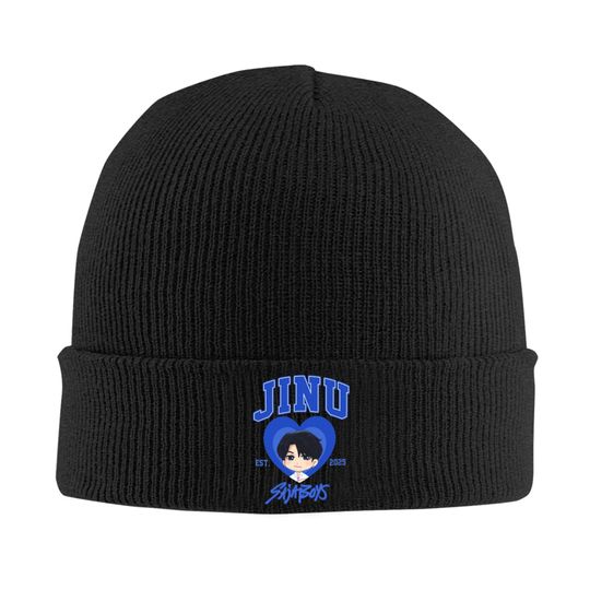Jinu Est 2025 Kpop Demon Hunters Beanie Skullies Hat Men Women Winter Graphic Knit Cap