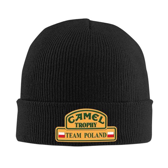 Camel Trophy Warm Knit Cap for Men and Women Winter Beanie Skullies Hip Hop Cap
