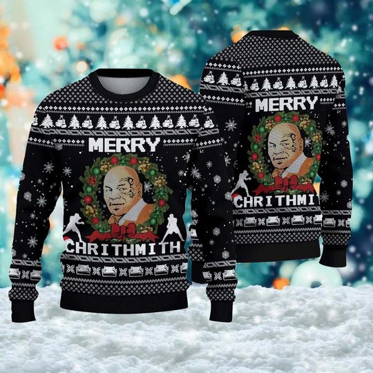 Discover Professional Boxer Merry Christmith Ugly Sweater, Boxing Fans Ugly Xmas Sweatshirt, Boxing Lovers Sweater, Christmas Gift For Men Women Kid