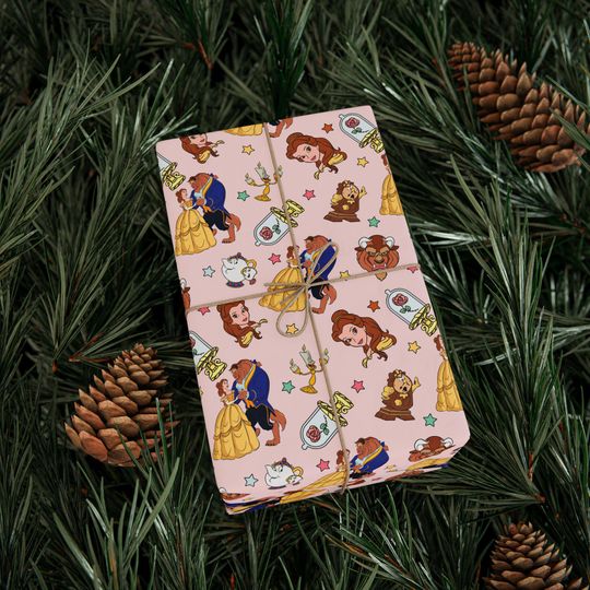 Discover Beauty & The Beast Gift Wrapping Papers 1pc Roll