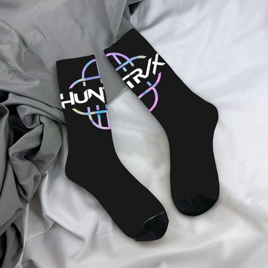 Discover HUNTRIX- kpop demon hunter Socks  Novelty Stockings Autumn Non Skid Men Socks Warm Soft Pattern Running Sports Socks