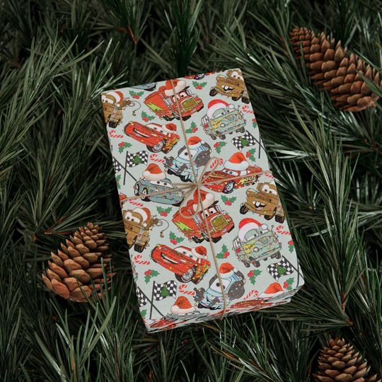 Discover Cars Christmas Wrapping Paper