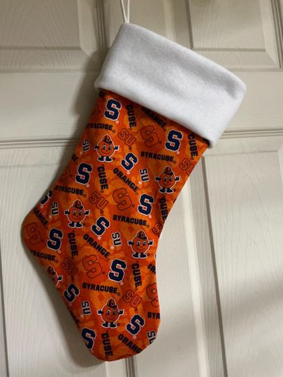 Discover Syracuse Orange Christmas Stocking
