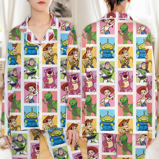 Discover Disneyland Toy Story Christmas Pajamas Set Woody Buzz Lightyear Jessie Pajamas Disneyland Xmas Toy Story Pajamas Family Holiday Sleepwear
