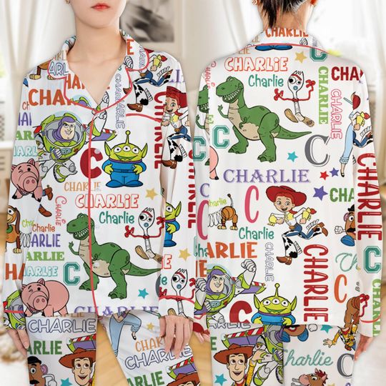 Disneyland Toy Story Christmas Pajamas Set Pixar Buzz Lightyear Xmas Pajamas