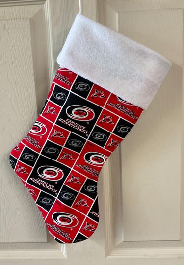 Discover Carolina Hurricanes Christmas Stocking