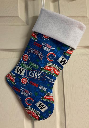 Chicago Cubs Christmas Stocking