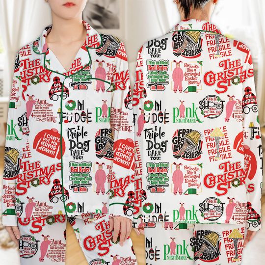 Discover Christmas Story Pajamas, Ralphie Parker Pajamas, You'll Shoot Your Eye Out Christmas Movie