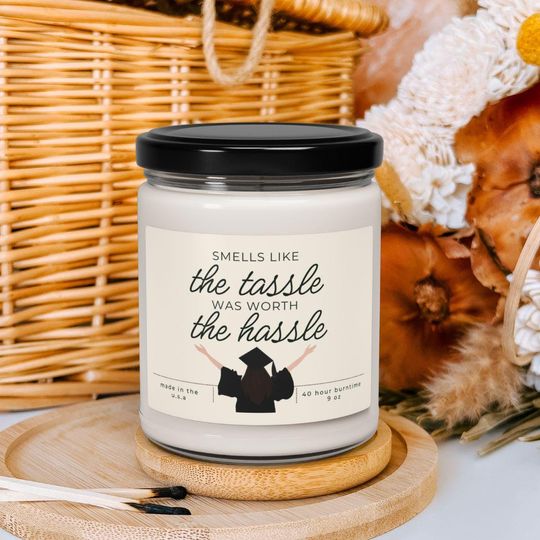 Discover Graduation Scented Candle - High School & College Gift