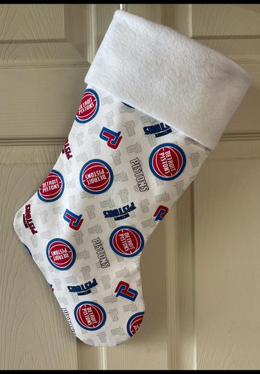 Discover Detroit Pistons Christmas Stocking